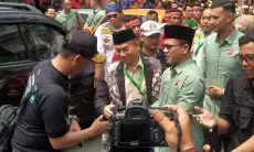 Pilbup Bandung 2024, Ribuan Orang Tumplek Hadiri Deklarasi Pasangan Dadang Supriatna-Ali Syaqieb di Hotel Sutan Raja Soreang