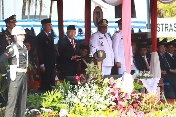FOTO: Wakil Presiden Hadiri Pelantikan Pamong Praja Muda IPDN