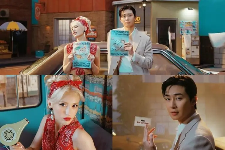 Jeon Somi Rilis Lagu Com3back 'Ice Cream' Hari Ini, Park Seo Joon jadi Cameo yang Tak Terduga