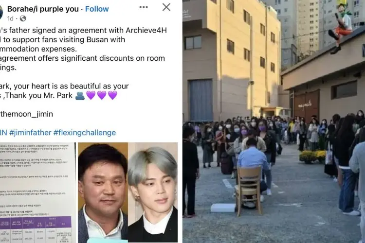 Ayah Jimin BTS Menyalahgunakan Nama Anaknya Demi Keuntungan?