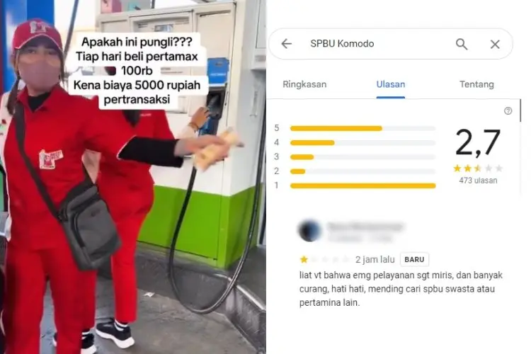 Ulasan Google SPBU Sanglah Bali Dirating Buruk Netizen Imbas Oknum Petugas Diduga Lakukan Pungli