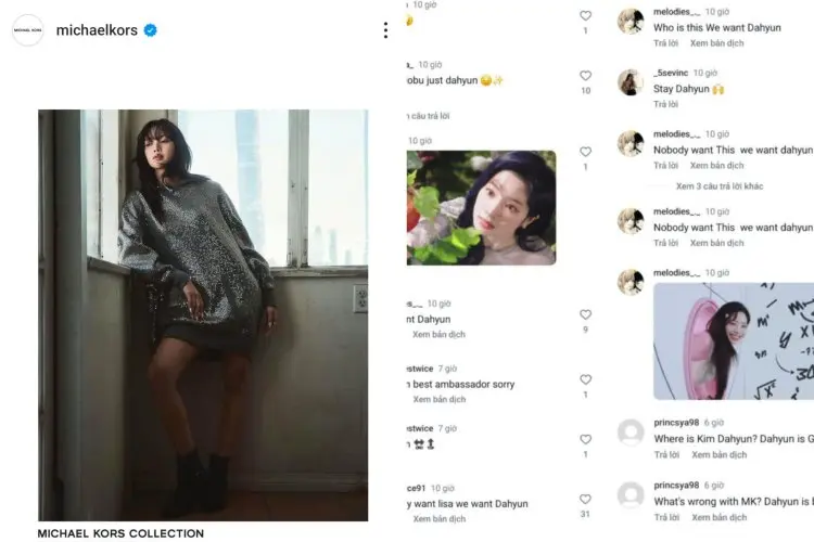 Michael Kors Unggah Foto Lisa BLACKPINK, Penggemar TWICE Minta Fokus saja ke Dahyun