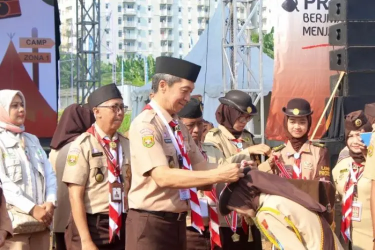 Menyambut Hari Pramuka ke-63, Kwarcab Kota Bogor Gelar Jambore Cabang