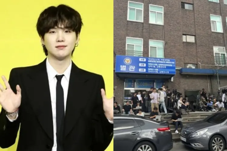 Kepolisian Terlambat Mengabarkan Sebut Suga BTS Tidak akan Hadir untuk Melakukan Pemeriksaan Hari Ini