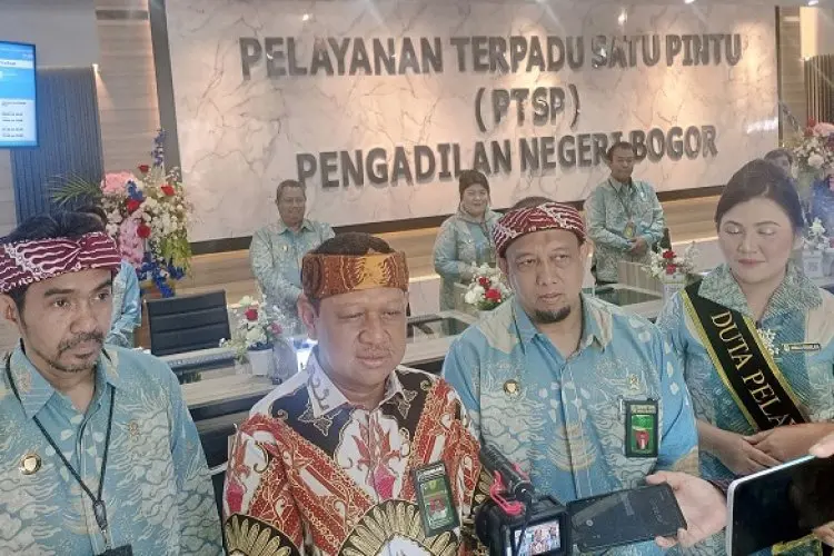 Permudah Pelayanan, Pengadilan Negeri Bogor Launching Ruang PTSP