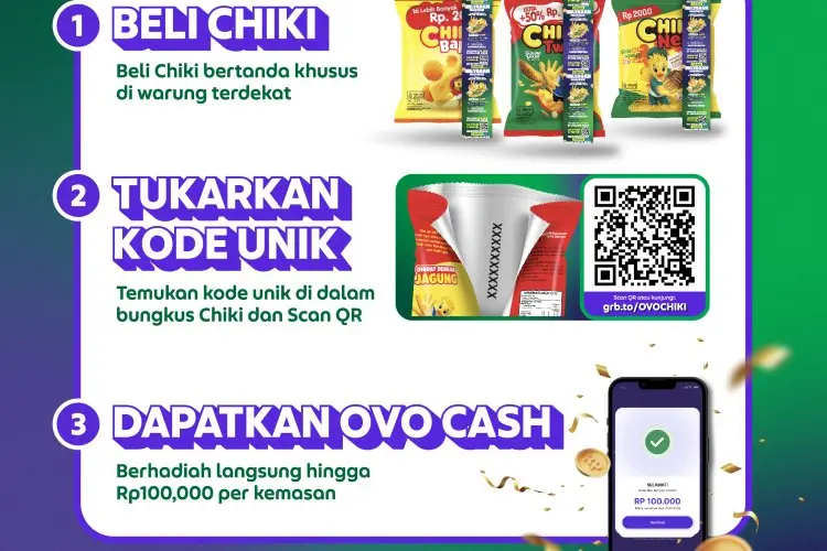 Keseruan Launching Chiki Bertanda Khusus x OVO dengan Stunt Marketing