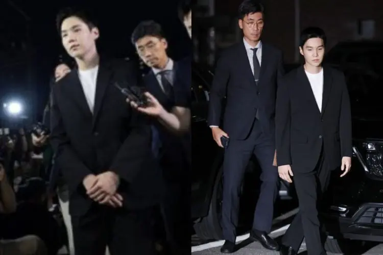 Suga BTS Datangi Kantor Polisi Ditemani Mantan Jaksa yang Membela Kangin eks Super Junior