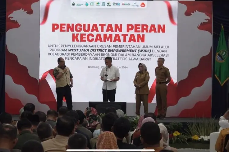 Lewat WJDE, Pemprov Jabar Perkuat Kecamatan Optimalkan Ekonomi Masyarakat