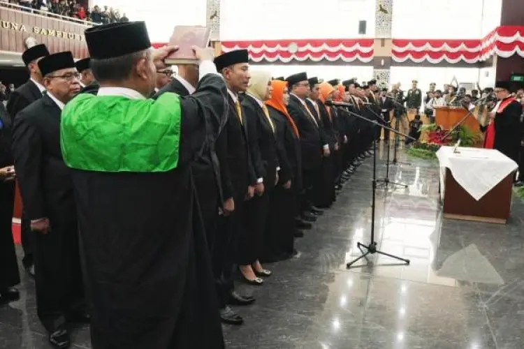 50 Anggota DPRD Kota Bogor Periode 2024-2029 Dilantik, Adit Ditunjuk sebagai Ketua Sementara 