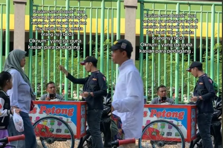 Viral Pedagang Es di Bekasi Dipalak Berkali-kali Diduga oleh Oknum Ormas