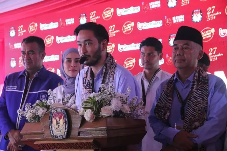 Gandeng Nagita Slavina dan Syahnaz Sadiqah, Jeje-Asep Janjikan Hal ini saat Mendaftar ke KPU KBB