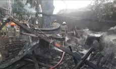 Gudang Rongsok dan Warung di Sukajadi Ludes Terbakar