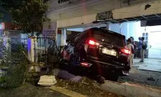 Dihantam Innova Ugal-ugalan, Pagar Markas Denpom III/1 Bogor Rusak Parah