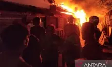 Damkar Cianjur Tuntaskan Penanganan Kebakaran Pasar Bojongmeron