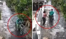 Aksi Begal Payudara di Depok Terekam CCTV, Polisi Lakukan Penyelidikan