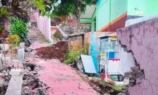 Assessment Benteng Ambruk di SD Negeri Tipar, BPBD KBB Imbau Masyarakat untuk Terus Waspada 