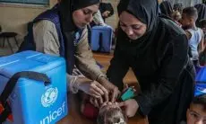 PBB Serukan Soal Pemberian Vaksin Polio ke Anak di Gaza