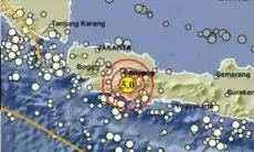 Baru Saja, Gempa 5,0 Terjadi di Kabupaten Garut, Tak Berpotensi Tsunami