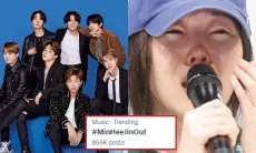 Bergembira dengan Tagar 'MinHeeJin Out', Staf HYBE Sebut Penggemar BTS 'Kanker'