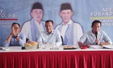 Wakili Rudy Susmanto yang Umroh, Jaro Ade Luncurkan Badan Pemenangan Rudy Susmanto-Jaro Ade