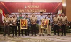 Rudy Susmanto - Jaro Ade Nomor Urut 01, Raden Bayu Syahjohan - Musyafaur Rahman Dapat Nomor Urut 02