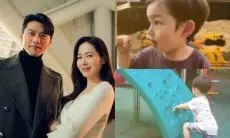 Ketampanan Anak Hyun Bin dan Son Ye Jin Akhirnya Terungkap ke Dunia Maya