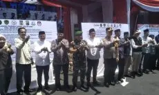 Masuki Tahapan Kampanye, Polres Cimahi Gelar Deklarasi Pilkada Damai dengan Mengundang Calon Kepala Daerah Cimahi dan KBB