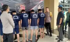 Polresta Bandung Tangkap 6 Tersangka Penganiayaan Steward  Saat Kerususahan di Jalak Harupat