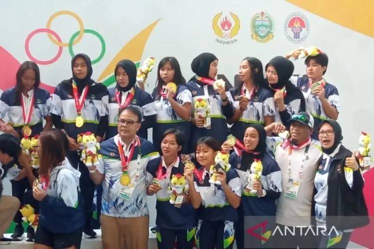 Gak Melulu DKI Jakarta, Kali Ini Jabar Raih Emas Polo Air Putri