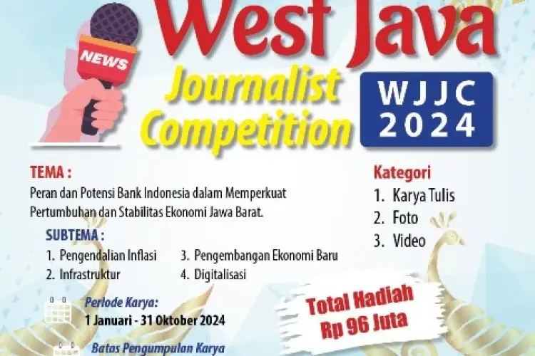 BI Jabar Kembali Gelar West Java Journalist Competition dengan Total Hadiah Puluhan Juta Rupiah