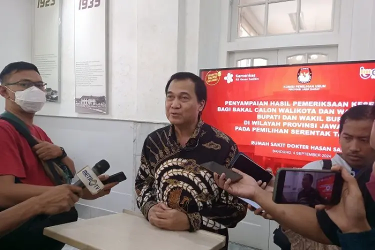 RSHS Bandung Serahkan Hasil Pemeriksaan Kesehatan Bakal Paslon ke KPU
