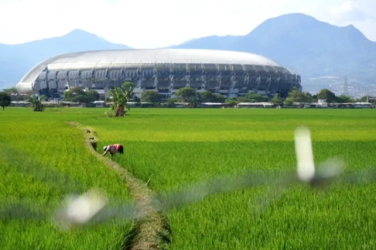FOTO: Penyusutan Lahan Persawahan di Kota Bandung