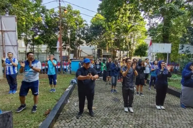 Dirut Tirta Pakuan Ikut Jum'at Sehat PWI Kota Bogor, Begini Harapannya