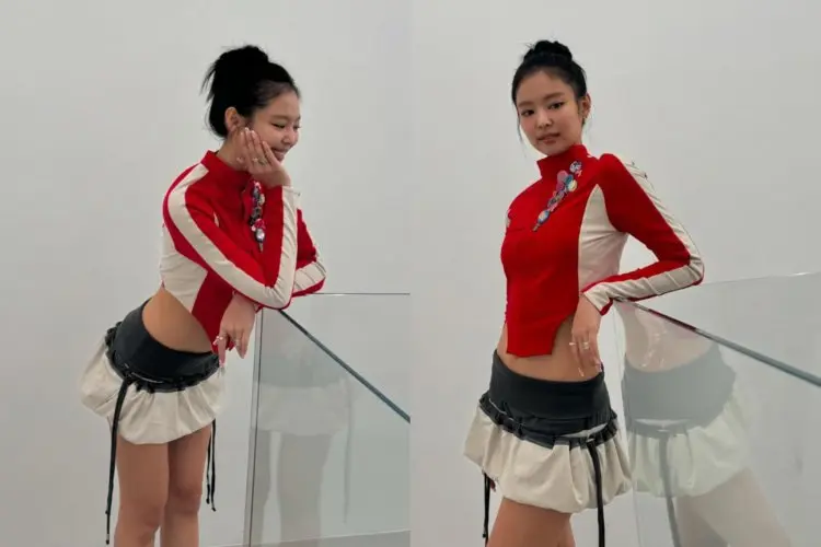 Jennie BLACKPINK Kembali Pamerkan Pilihan Gaya Outfit yang Unik Lewat Postingan Terbarunya