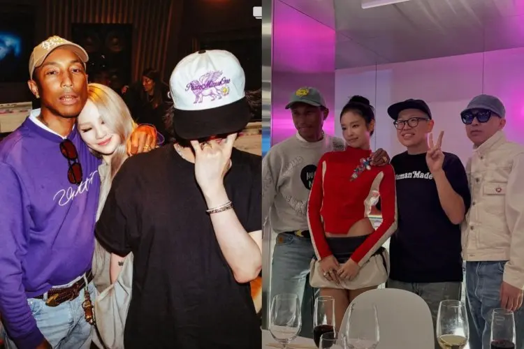 Pharrell Williams Terus Lakukan Kolaborasi dengan Idola K-Pop, dari G-Dragon hingga Jennie BLACKPINK