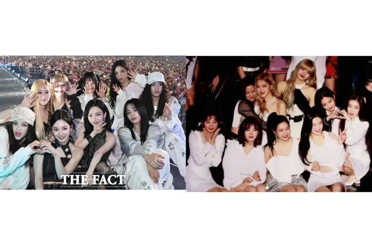 Foto Bersama aespa dan NewJeans Ingatkan Penggemar pada BLACKPINK dan Red Velvet