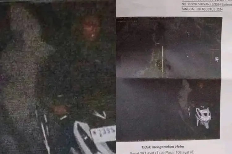 Viral di Media Sosial, Pengendara Motor Dapat Surat Tilang Elektronik Gegara Bonceng 'Pocong' di Pasuruan