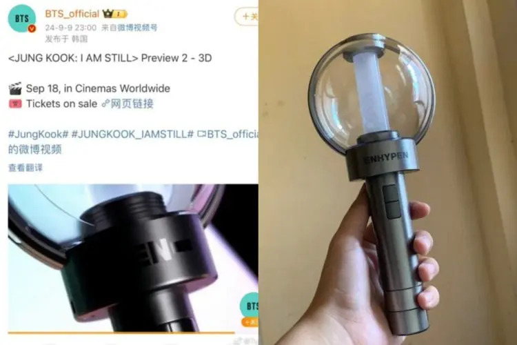 Desain Baru Lightstick ENHYPEN Tak Sengaja Bocor di Akun Wibo BTS