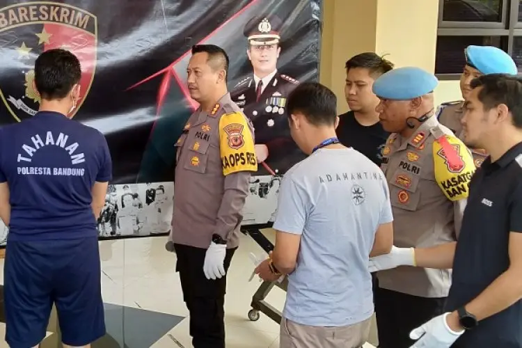 Polisi Ciduk Pelaku Perampokan di BRI Link di Jalan Raya Arjasari