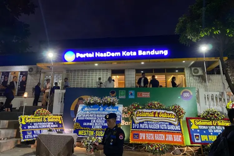 Resmikan Kantor DPD NasDem Kota Bandung, Saan Mustopa : Rumah Semua Kalangan