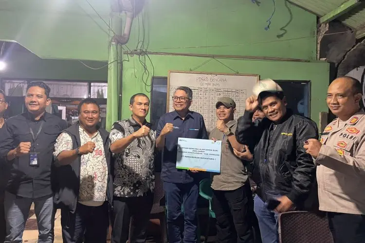 PTPN I Bantu Warga Terdampak Bencana Gempa Bumi Jabar