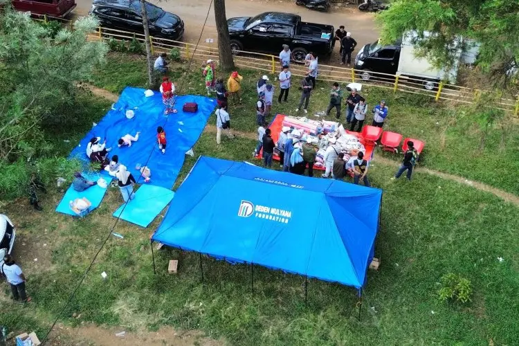 Yayasan Deden Foundation Berikan Bantuan Dan Trauma Healing Ke Korban Gempa Kertasari