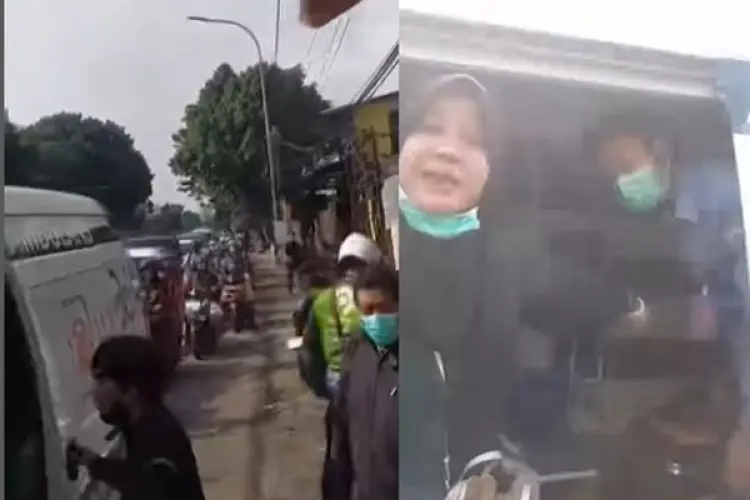 Tak Terima Dianggap Bikin Macet, Pengendara Motor Ini Protes ke Ambulans yang Sedang Tangani Pasien