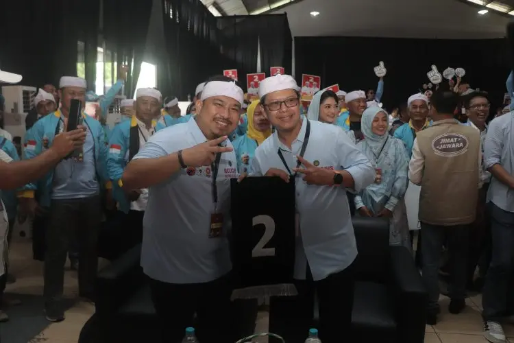 Paslon Religius Reynaldy-Agus Raih Nomor Urut 2 di Pilbup Subang 2024