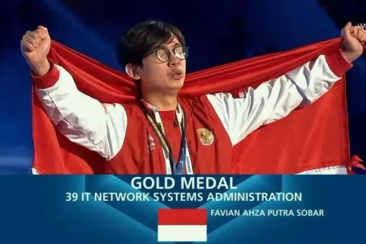 Alumnus SMKN 1 Cimahi Raih Emas World Skills Competition 2024