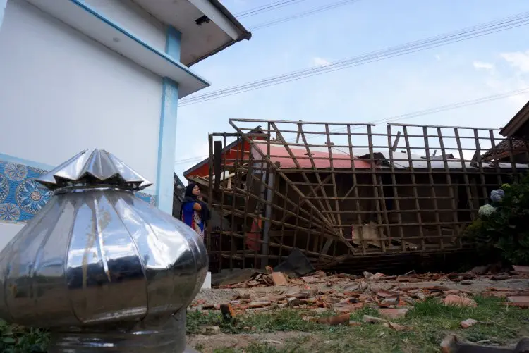 FOTO: Dampak Gempa di Kertasari Kabupaten Bandung