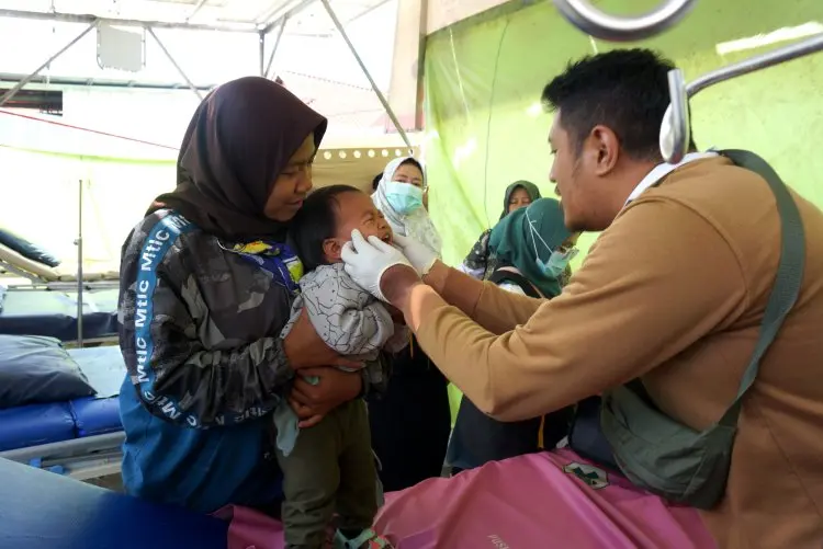 FOTO: Dampak Gempa di Kertasari Kabupaten Bandung