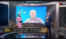 Road to CNBC Indonesia Awards 2024, bank bjb Raih Penghargaan Best Regional Bank on Corporate Action Pioneer 