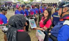 MS GLOW Aesthetic Clinic Bandung Dukung KAI Railway Cyclist Fest 2024