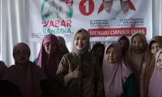 Komunitas Janda Cianjur Deklarasi Dukung Cawagub Gita KDI di Pilgub Jabar 2024